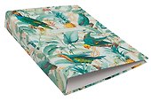 Папка-обложка для тетради со сменными блоками «Floral collection», 2 кольца, А5, глянцевая ламинированная - Hatber - 1