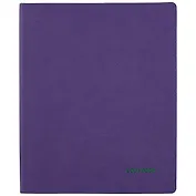 Тетрадь в клетку "Наппа фиолетовая", А4, 80 листов