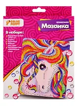 Набор для творчества Color Puppy Алмазная мозаика Радужная лошадка 17*21см