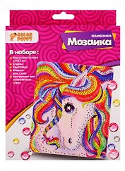 Набор для творчества Color Puppy Алмазная мозаика Радужная лошадка 17*21см