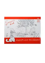 Альбом для рисования Hatber, "Кот Саймона", А4, 20 листов, на скрепке, в ассортименте