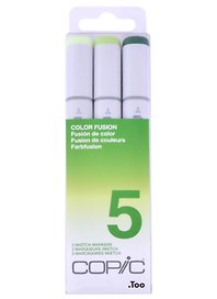 Набор маркеров Copic Sketch Color Fusion 5, 3 цвета
