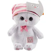 Игрушка мягкая Budi Basa, Ли-Ли BABY в шапочке с кошечкой LB-036