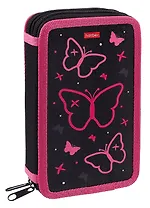Пенал 2 отделения "Магия бабочек" 19*11 см