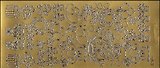 Контурные наклейки Плюшевые медведи (2.2840) (лист) (зол.) (10х23см)