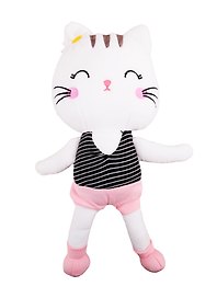 Мягкая игрушка Котик, в одежках танцует, 33см (в асс.)