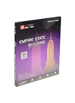 Конструктор 3D Небоскреб (Empire State Building) (124383) (39шт) (16,5х12х38,5см) (3D Puzzle Hao Tian)