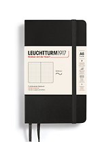 Записная книжка A6, 61 лист в точку "Classic", мягкая обложка, черный, Leuchtturm1917