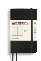 Записная книжка A6, 61 лист в точку "Classic", мягкая обложка, черный, Leuchtturm1917