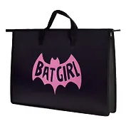 Папка для чертежей и рисунков А3 "Летучая мышь" 45*33*9см, пластик, молния, текст.ручки