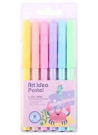 Фломастеры «Pastel» Art idea, 6 цветов