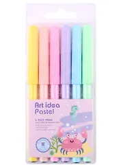 Фломастеры Art idea, Pastel, 6 цветов