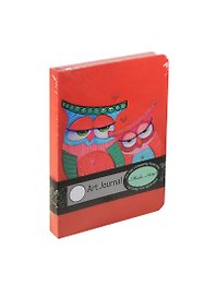 Записная книжка «Совы. Owls» А6+, 80 листов в клетку, сшивка, Modo Arte, в ассортименте