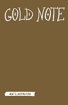 Gold Note Креативный блокнот с золотыми страницами (мягкая обложка)