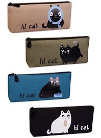 Пенал на молнии "Hi cat"