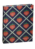 Записная книжка А6 96л "Орнамент. Вязанный узор (клубника)" 7БЦ, мат.лам., "мокрый шелк", Listoff