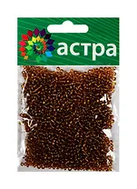 Набор д/творчества АСТРА Бисер 11/0 20гр 53 коричневый