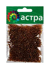 Набор д/творчества АСТРА Бисер 11/0 20гр 53 коричневый