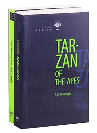 Берроуз Э.Р. "Тарзан". Сетон-Томпсон Э. "Животные-герои". На английском языке (комплект из 2-х книг)