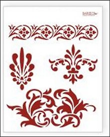 Трафарет пластиковый многоразовый Раппорт (20х25) (Л-024)