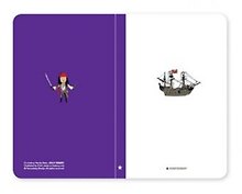 Карманный Ежедневник, с фигуркой Jolly Roger (D12-05) (Оранжевая корова)
