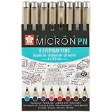 Капиллярные ручки «Pigma Micron PN», 8 штук, Sakura