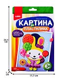 Картина из пластилина LORI Зайка - 1