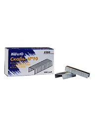 Скобы для степлера №10, KW-Trio, 1000 штук