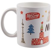 Кружка Москва Символы города (керамика) (330мл) (коробка) - 2