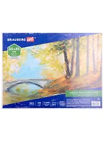 Холст на картоне 35*45см грунтованный, 100% хлопок, мелкое зерно, BRAUBERG ART CLASSIC