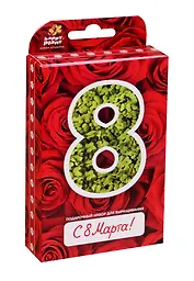 Подарочный набор Живая открытка 8 Марта Розы