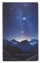 Тетрадь в клетку "Ночные горы", 32 листа