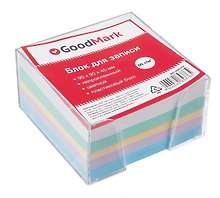 Блок для записей, 90х90 мм, цветной, GoodMark
