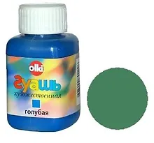 Гуашь художественная Olki 100мл богемская зеленая