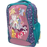 Рюкзак школьный "My little pony" 38*32*18см, 1 отд.на молнии, 2 перед.,2 бок.кармана, уплот.лямки, Proff