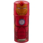 Бутылка Мстители Железный человек (пластик) (350 мл)