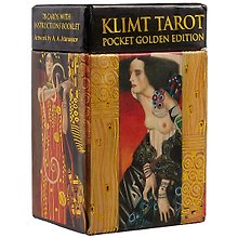 Таро Аввалон, Мини Таро Золотое Климта (7 яз.) (коробка) (sp02)