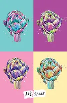 Блокнот. Артишок (Поп-арт)