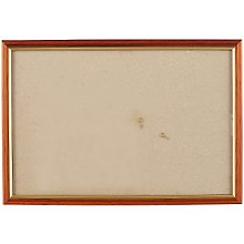 Рама со стеклом, дерево, коричневая с золотом, 20 х 30 см
