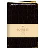 Ежедневник дат. 2027г. А5 176л "BUSINESS PREMIUM. Grand croco" черный, иск.кожа, обл.поролон, мет.уголки, тонир.блок, зол.торец, 2 ляссе