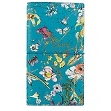 Ежедневник «Butterfly», бирюзовый, недатированный, А6+