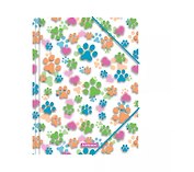 Папка на резинке А4 "Neon Paws" пластик, Erich Krause