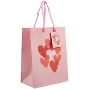 Подарочный пакет «Hearts», А5