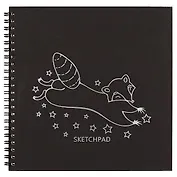 Скетчбук «В погоне за звездой», 20 листов, 19.5 х 19.5 см