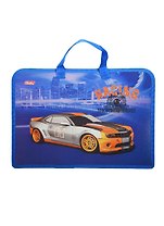 Папка для тетрадей А4 "Racing Car" на молнии с трех сторон, с ручками, Hatber