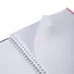 Тетрадь А4 120 листов, клетка, "Wave" гребень, перфорация, ламинация soft-touch - 2
