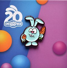 Значок Смешарики Крош (металл) (4627077847534)