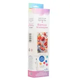 Картина для раскрашивания по номерам. Панно "Акварельные маки"