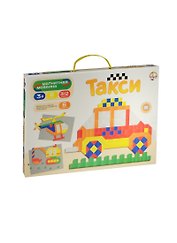 Магнитная мозаика Такси (01651) (магнит. доска+312элементов/6цв.) (3+)