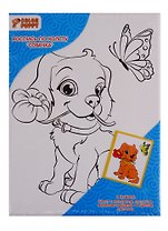 Набор для творчества Color Puppy Роспись по холсту Собачка 15*20см